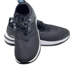 INFINITY Women's Black Blue Nurse's Sneakers Mesh Upper Lightweight Size 8.5